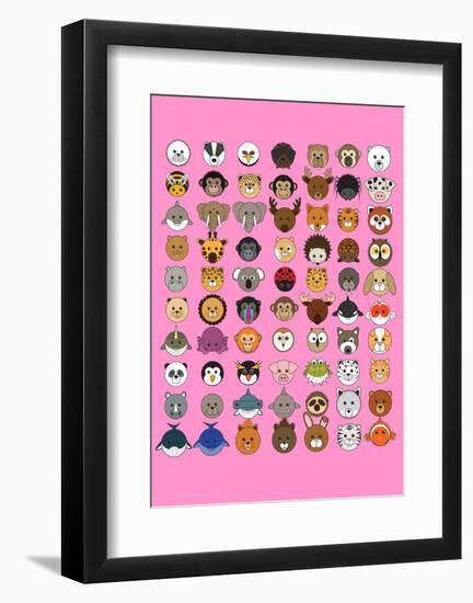 70 Animaru On Pin-null-Framed Giclee Print