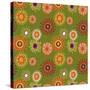 70'S Boho Pattern-Lauren Ramer-Stretched Canvas