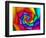 70's Psychedelic Spiral-flArk-Framed Art Print