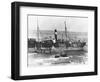 700 Jewish Refugees Reach Journeys End-null-Framed Photographic Print