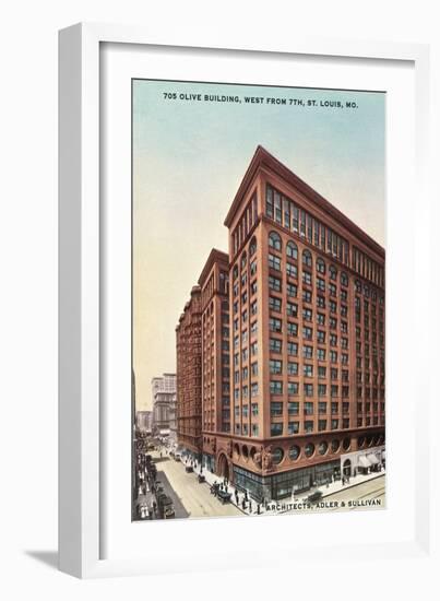 705 Olive Building, St. Louis-null-Framed Art Print