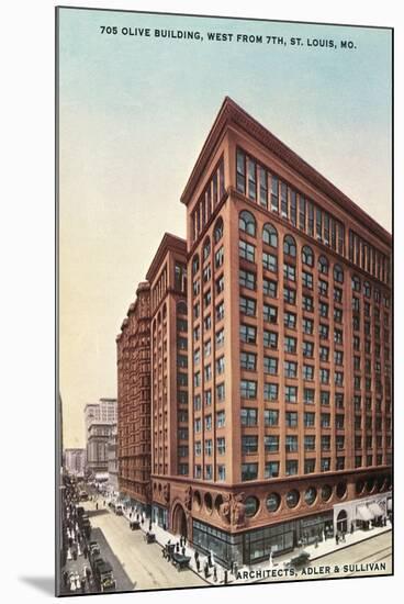 705 Olive Building, St. Louis-null-Mounted Art Print