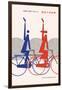 70th Anniversary of Miyata Bicycles-Hiroshi Ohchi-Framed Art Print