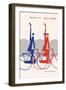 70th Anniversary of Miyata Bicycles-Hiroshi Ohchi-Framed Premium Giclee Print