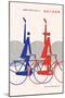 70th Anniversary of Miyata Bicycles-Hiroshi Ohchi-Mounted Art Print