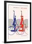 70th Anniversary of Miyata Bicycles-Hiroshi Ohchi-Framed Art Print