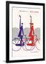 70th Anniversary of Miyata Bicycles-Hiroshi Ohchi-Framed Art Print