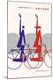 70th Anniversary of Miyata Bicycles-Hiroshi Ohchi-Mounted Art Print