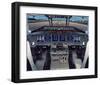 717-200's digital flight deck-null-Framed Art Print