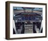 717-200's digital flight deck-null-Framed Art Print