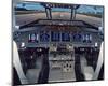 717-200's digital flight deck-null-Mounted Art Print