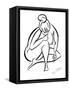 71CO-Pierre Henri Matisse-Framed Stretched Canvas