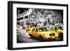 72 Taxis Station II - In the Style of Oil Painting-Philippe Hugonnard-Framed Giclee Print