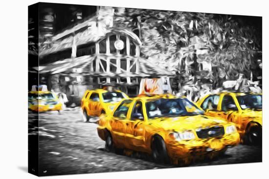 72 Taxis Station II - In the Style of Oil Painting-Philippe Hugonnard-Stretched Canvas