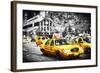 72 Taxis Station II - In the Style of Oil Painting-Philippe Hugonnard-Framed Giclee Print