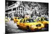 72 Taxis Station II - In the Style of Oil Painting-Philippe Hugonnard-Mounted Giclee Print