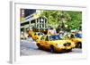 72 Taxis Station - In the Style of Oil Painting-Philippe Hugonnard-Framed Giclee Print