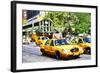 72 Taxis Station - In the Style of Oil Painting-Philippe Hugonnard-Framed Giclee Print