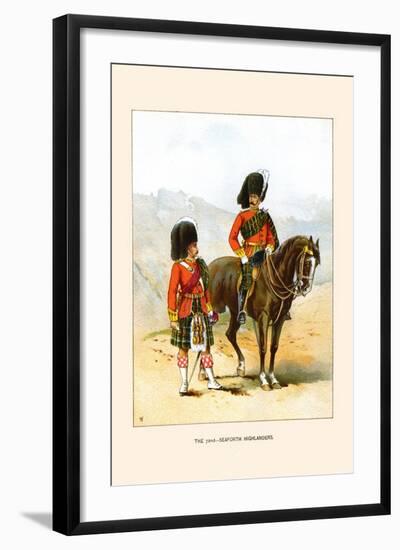 72nd Seaforth Highlanders-Walter Richards-Framed Art Print