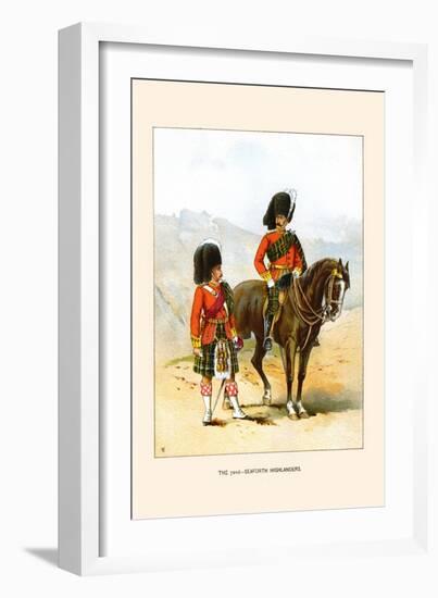 72nd Seaforth Highlanders-Walter Richards-Framed Art Print