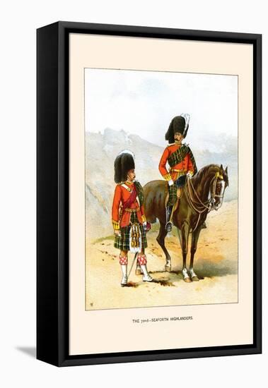 72nd Seaforth Highlanders-Walter Richards-Framed Stretched Canvas