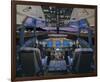 737 pilot-centered flight deck-null-Framed Premium Giclee Print