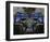 737 pilot-centered flight deck-null-Framed Art Print