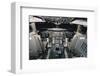 747-100 747-200flight deck-null-Framed Art Print