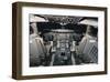 747-100 747-200flight deck-null-Framed Art Print