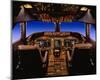 747-400 digital flight deck-null-Mounted Art Print