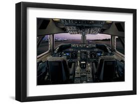 747-400 fastest commerc. plane-null-Framed Art Print