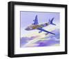 747-400 Freighter cross cut view-null-Framed Art Print