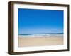 75 Mile Beach with White Sand and Blue Skies, Fraser Island, UNESCO World Heritage Site, Australia-Matthew Williams-Ellis-Framed Photographic Print