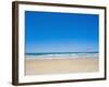 75 Mile Beach with White Sand and Blue Skies, Fraser Island, UNESCO World Heritage Site, Australia-Matthew Williams-Ellis-Framed Photographic Print