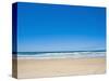 75 Mile Beach with White Sand and Blue Skies, Fraser Island, UNESCO World Heritage Site, Australia-Matthew Williams-Ellis-Stretched Canvas