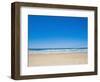 75 Mile Beach with White Sand and Blue Skies, Fraser Island, UNESCO World Heritage Site, Australia-Matthew Williams-Ellis-Framed Photographic Print