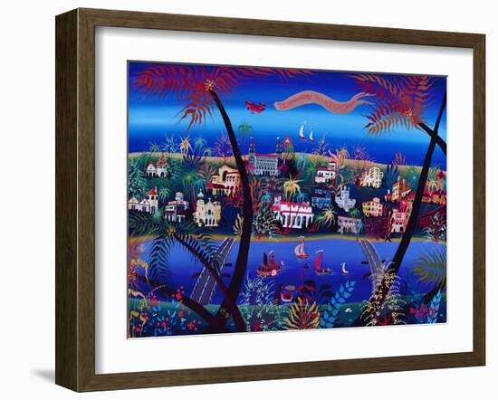 75th Anniversary of Palm Beach, Florida-Herbert Hofer-Framed Giclee Print