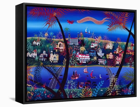 75th Anniversary of Palm Beach, Florida-Herbert Hofer-Framed Stretched Canvas