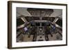 787 Flight Deck Simulator-null-Framed Art Print