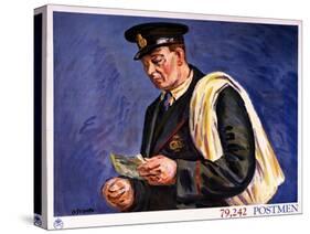 79,242 Postmen-Duncan Grant-Stretched Canvas