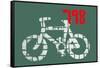 798 Art District Bike-null-Framed Stretched Canvas