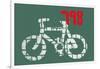 798 Art District Bike-null-Framed Giclee Print