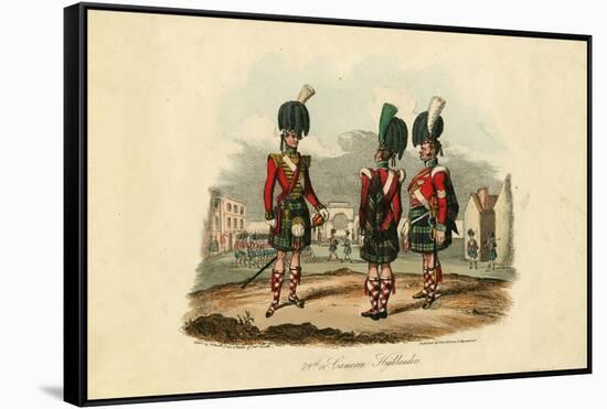 79th or Cameron Highlanders, 1825-Captain Unetts-Framed Stretched Canvas