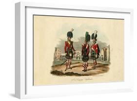 79th or Cameron Highlanders, 1825-Captain Unetts-Framed Giclee Print