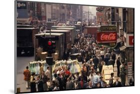 7th Avenue (Near the Intersection with 34th Street), New York, New York, 1960-Walter Sanders-Mounted Photographic Print