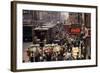 7th Avenue (Near the Intersection with 34th Street), New York, New York, 1960-Walter Sanders-Framed Photographic Print