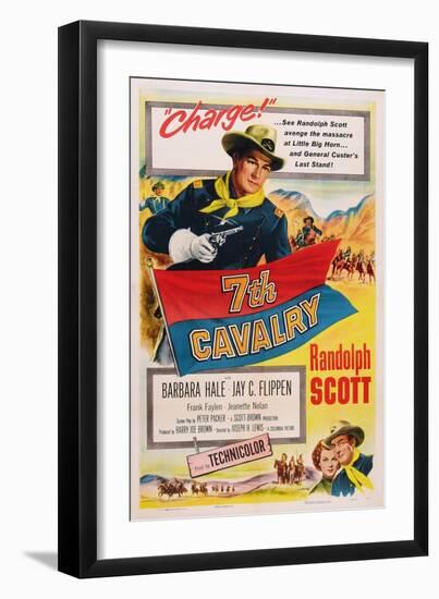 7th Cavalry, (Aka Seventh Cavalry), 1956-null-Framed Art Print