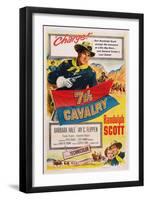 7th Cavalry, (Aka Seventh Cavalry), 1956-null-Framed Art Print