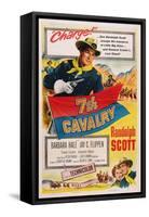 7th Cavalry, (Aka Seventh Cavalry), 1956-null-Framed Stretched Canvas