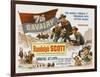 7th Cavalry, UK Movie Poster, 1956-null-Framed Art Print